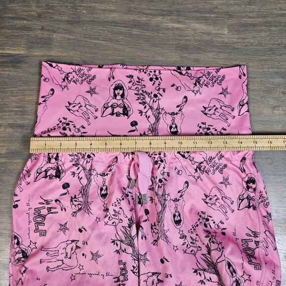 The North Face Joggers Women Large Pink Breast Cancer Awareness Red Riding Hood - Picture 5 of 8